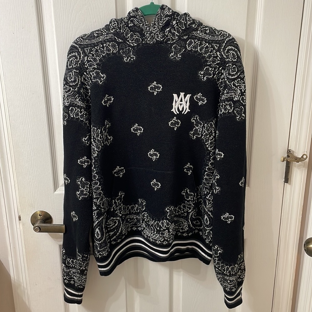 AMIRI Black and White Patterned Jacket